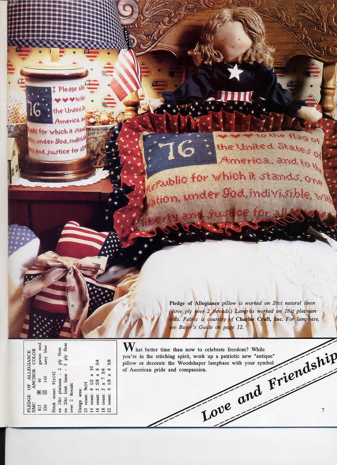 Schema punto croce Motivi Country 22