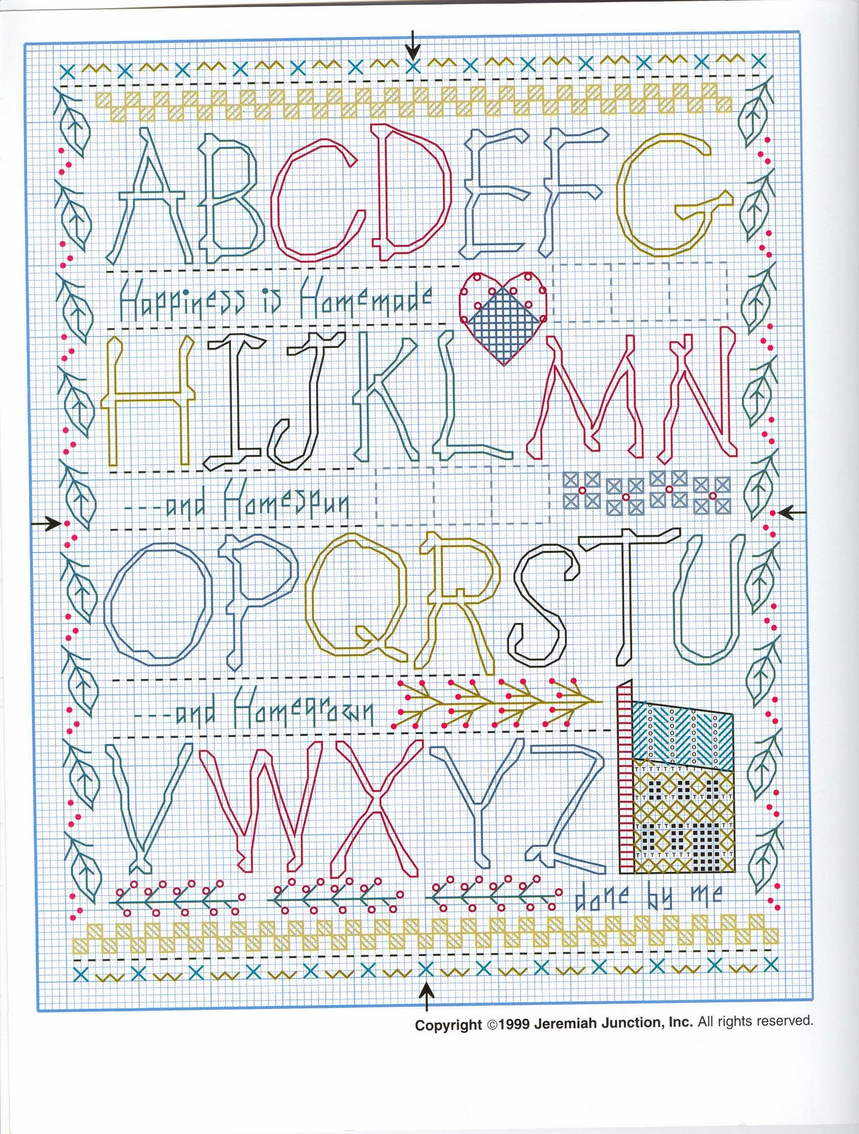 Schema punto croce Primitive Samplers 02