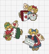 Schema punto croce Angioletti Country