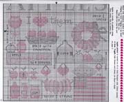 Schema punto croce Apples 03