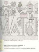 Schema punto croce Bird Watcher 03