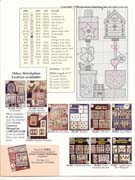 Schema punto croce Birdhouses 05