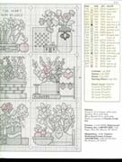 Schema punto croce Birthday Flowers 03