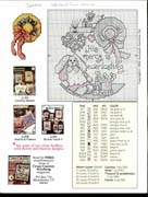 Schema punto croce Birthday Flowers 04