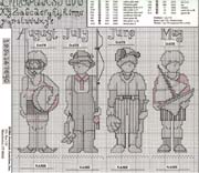 Schema punto croce Boystuff 04