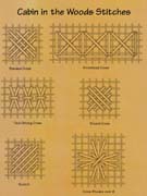 Schema punto croce Cabin In Woods 02