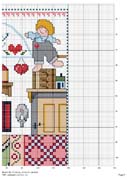 Schema punto croce Casa Delle Bambole 05
