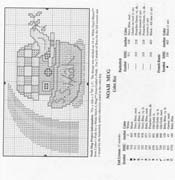 Schema punto croce Casa Uccellino 16