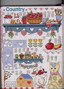 Schema punto croce Country