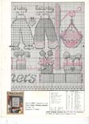 Schema punto croce Country Bloomers 04