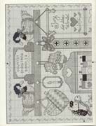 Schema punto croce Country Christsmas Sampler 06