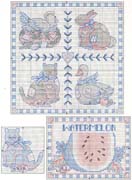 Schema punto croce Country Cupboard 06