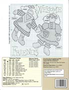 Schema punto croce Country Friends 04