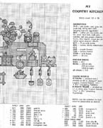 Schema punto croce Country Kitchen 05