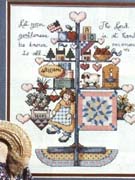 Schema punto croce Country Tree 01