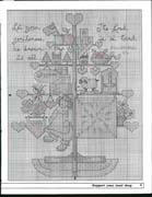 Schema punto croce Country Tree 02