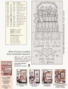 Schema punto croce Country Warms Heart 04