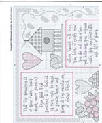 Schema punto croce Cuntry Cats Quilts 02