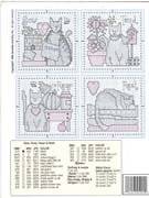 Schema punto croce Cuntry Cats Quilts 04