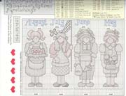 Schema punto croce Girlstuff Bookmarks 03