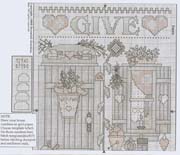 Schema punto croce Give Thanks 02