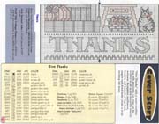 Schema punto croce Give Thanks 03