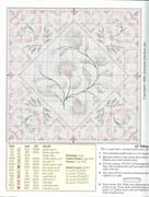 Schema punto croce Hearts And Flowers 03