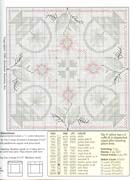 Schema punto croce Hearts And Flowers 04