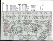 Schema punto croce Herbal Tea Garden 02