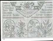 Schema punto croce Herbal Tea Garden 03