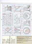 Schema punto croce Little Bits Abc 03