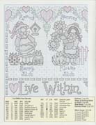 Schema punto croce Live Within Harvest 03