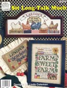 Schema punto croce Long Talk Much 01