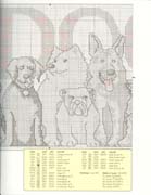 Schema punto croce Love Dog 03