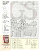 Schema punto croce Love Dog 04