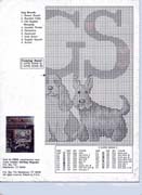 Schema punto croce Love Dog 08