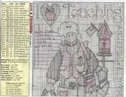 Schema punto croce Love Teaching 02