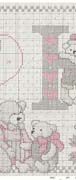 Schema punto croce Love Teddybears 03