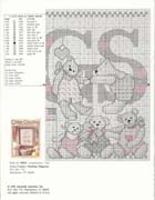 Schema punto croce Love Teddybears 05