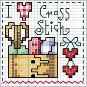Schema punto croce Love To Stich 2