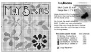 Schema punto croce May Blooms 02