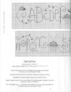 Schema punto croce Spring Row 02