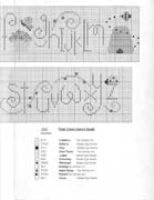 Schema punto croce Spring Row 03