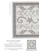 Schema punto croce The Everyday Sampler 04