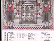 Schema punto croce The Nutcracker Factory 03