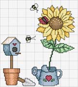 Schema punto croce Travaille Pour Maria