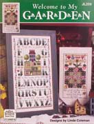 Schema punto croce Welcome Garden 01