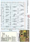 Schema punto croce Welcome Garden 02