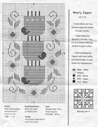 Schema punto croce Wooly Zipper 02