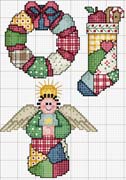 Schema punto croce Xmast Patch Accessoires